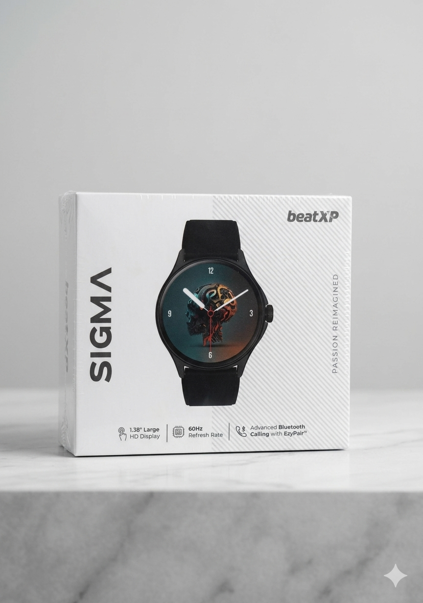 beatXP Sigma Bluetooth Calling Smartwatch -Brand New
